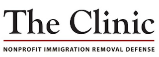 THE CLINIC NONPROFIT IMMIGRATION REMOVAL DEFENSE logo