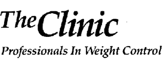 THE CLINIC PROFESSIONALS IN WEIGHT CONTROL logo