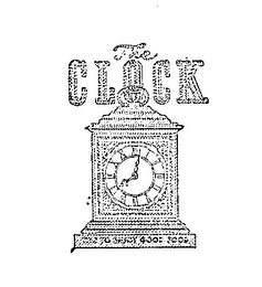 THE CLOCK TIME TO ENJOY GOOD FOOD logo