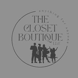 THE CLOSET BOUTIQUE LLC ANYTHING FOR ANYONE logo