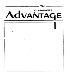 THE CLUB MANAGER'S ADVANTAGE logo