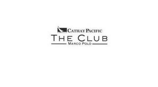 THE CLUB MARCO POLO CATHAY PACIFIC logo