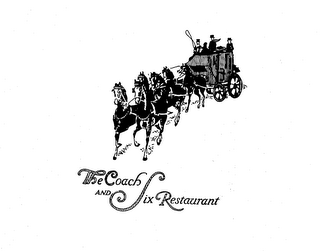 THE COACH AND SIX RESTAURANT logo