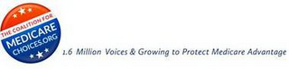 THE COALITION FOR MEDICARE CHOICES.ORG 1.6 MILLION VOICES & GROWING TO PROTECT MEDICARE ADVANTAGE logo