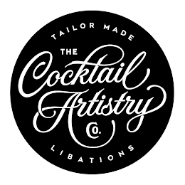 THE COCKTAIL ARTISTRY CO. TAILOR MADE LIBATIONS logo