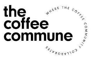THE COFFEE COMMUNE WHERE THE COFFEE COMMUNITY COLLABORATES logo