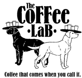 THE COFFEE LAB COFFEE THAT COMES WHEN YOU CALL IT. logo