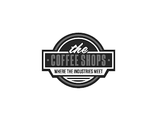 THE COFFEE SHOPS WHERE THE INDUSTRIES MEET logo