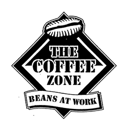 THE COFFEE ZONE BEANS AT WORK logo