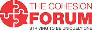 THE COHESION FORUM STRIVING TO BE UNIQUELY ONE logo