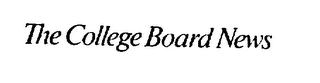 THE COLLEGE BOARD NEWS logo