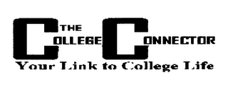 THE COLLEGE CONNECTOR YOUR LINK TO COLLEGE LIFE logo