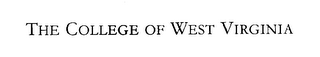 THE COLLEGE OF WEST VIRGINIA logo