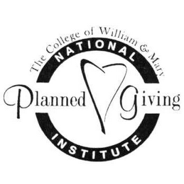 THE COLLEGE OF WILLIAM & MARY NATIONAL INSTITUTE PLANNED GIVING logo