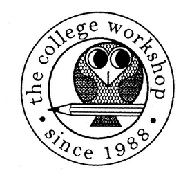 THE COLLEGE WORKSHOP SINCE 1988 logo
