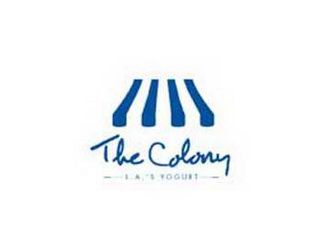 THE COLONY L.A.'S YOGURT logo