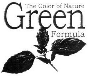 THE COLOR OF NATURE GREEN FORMULA logo