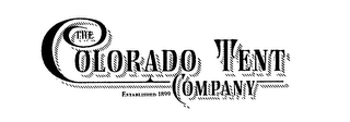 THE COLORADO TENT COMPANY ESTABLISHED 1899 logo