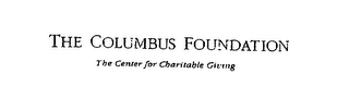 THE COLUMBUS FOUNDATION THE CENTER FOR CHARITABLE GIVING logo