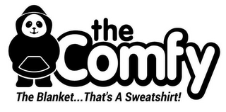 THE COMFY THE BLANKET... THAT'S A SWEATSHIRT! logo