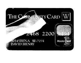 THE COMMUNITY CARD W logo