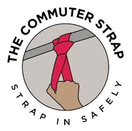 THE COMMUTER STRAP STRAP IN SAFELY logo
