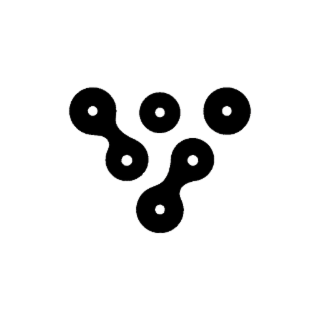 THE COMPANY NAME "VIEIRA" APPEARS WITH THE NETWORK FORMATION. logo