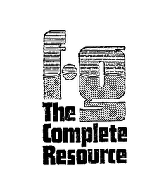 THE COMPLETE RESOURCE AND F G logo