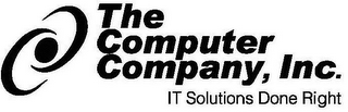 THE COMPUTER COMPANY, INC. IT SOLUTIONS DONE RIGHT logo