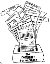 THE COMPUTER FORMS STORE logo