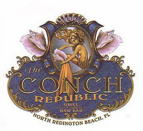 THE CONCH REPUBLIC GRILL RAW BAR NORTH REDINGTON BEACH, FL logo