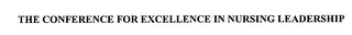 THE CONFERENCE FOR EXCELLENCE IN NURSING LEADERSHIP logo