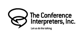 THE CONFERENCE INTERPRETERS, INC. LET US DO THE TALKING logo