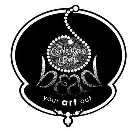 THE CONNIE HANNA JEWELS BEAD YOUR ART OUT logo