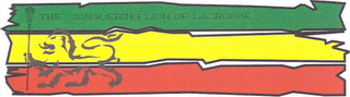 THE CONQUERING LION OF LACROSSE logo