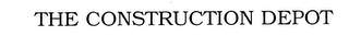 THE CONSTRUCTION DEPOT logo