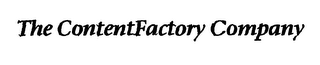 THE CONTENTFACTORY COMPANY logo