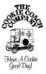 THE COOKIE COACH COMPANY HAVE A COOKIE GOOD DAY! logo