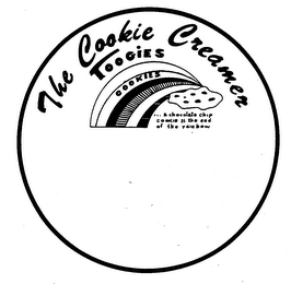 THE COOKIE CREAMER TOOGIES COOKIES ...A CHOCOLATE CHIP COOKIE AT THE END OF THE RAINBOW logo