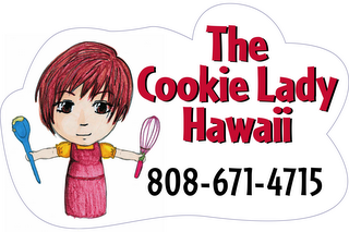 THE COOKIE LADY HAWAII 808-671-4715 logo
