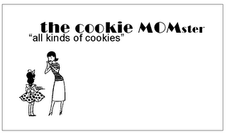THE COOKIE MOMSTER "ALL KINDS OF COOKIES" logo