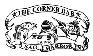 THE CORNER BAR SAG HARBOR NY EST. 1978 logo
