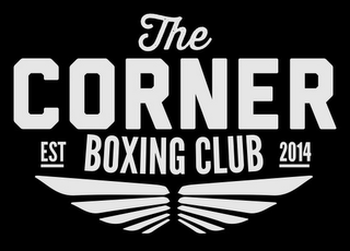 THE CORNER BOXING CLUB EST. 2014 logo