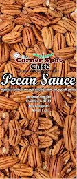 THE CORNER SPOT CAFE' "THE PLACE WHERE PEOPLE MEET TO EAT!" logo
