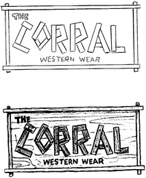 THE CORRAL WESTERN WEAR logo