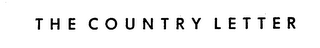 THE COUNTRY LETTER logo