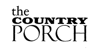 THE COUNTRY PORCH logo