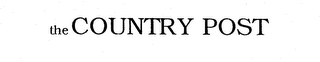 THE COUNTRY POST logo
