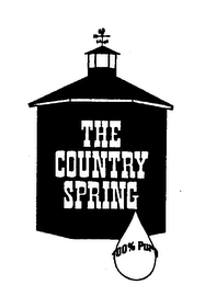 THE COUNTRY SPRING 100% PURE logo