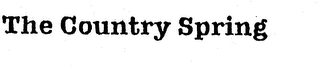THE COUNTRY SPRING logo